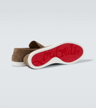 Christian Louboutin Varsiboat leather slip-on shoes