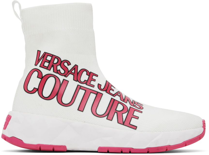 Versace JEANS COUTURE Fabric ATOM Sneakers with Printed