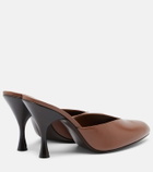 Herbert Levine Sitting Pretty leather mules