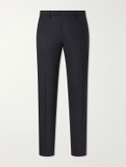 Boglioli - Straight-Leg Wool Suit Trousers - Black