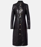 Gucci Interlocking G leather coat