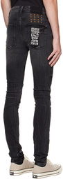 Ksubi Black Van Winkle Sonic Trashed Jeans