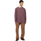 Marni Red & Black Checked Shirt