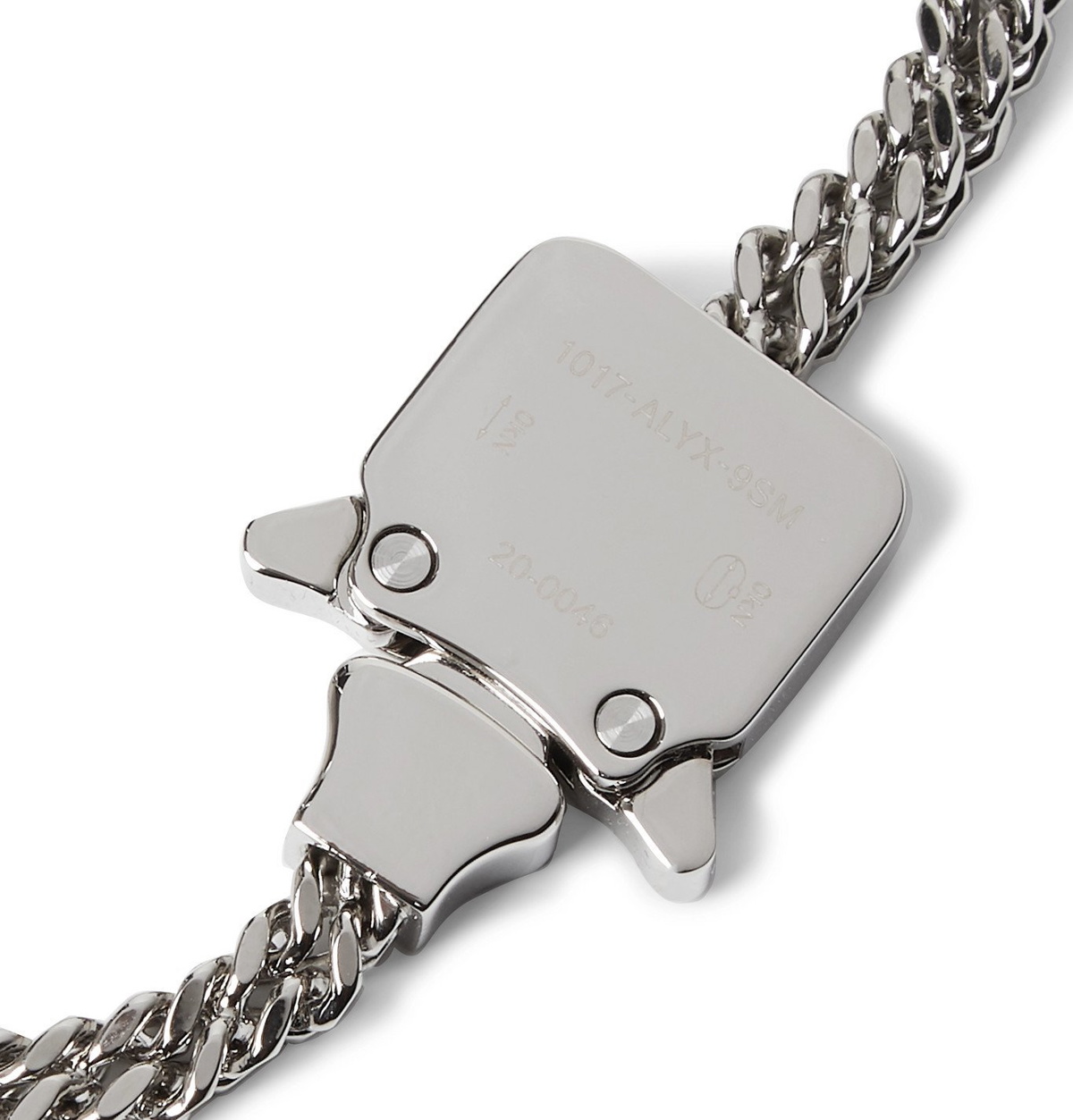 1017 ALYX 9SM - Mini Cubix Silver-Tone Chain Bracelet - Silver 