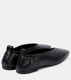 A. Emery Briot leather ballet flats