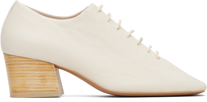 Photo: LEMAIRE Off-White Souris Classic 55 Derby Heels