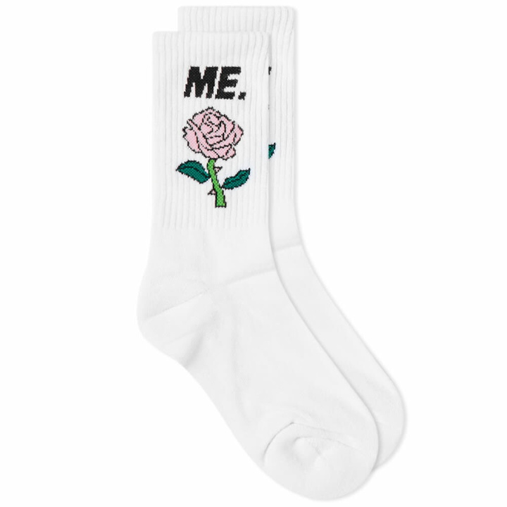Photo: Melody Ehsani Women's ME. Rose Sock in White