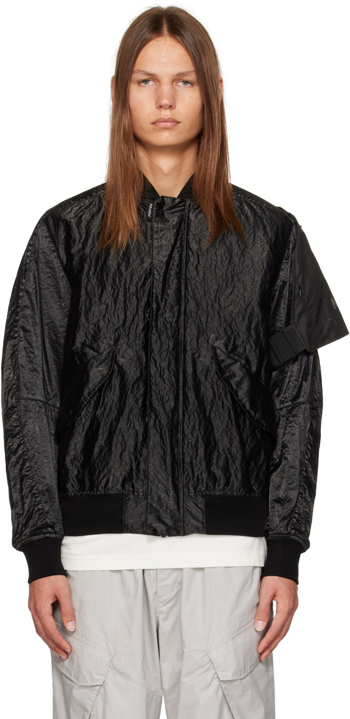 NEMEN® Black Blake Bomber Jacket Nemen