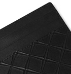 Bottega Veneta - Debossed Leather Cardholder - Black