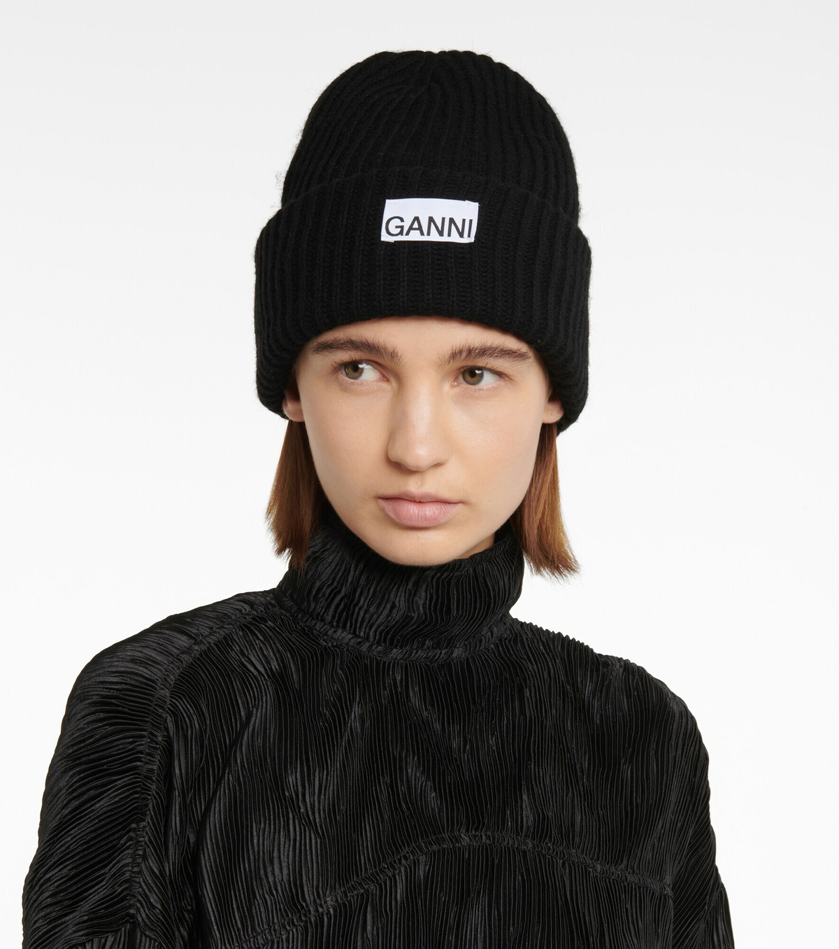Ganni Woolblend beanie GANNI