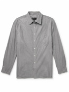 Nili Lotan - Finn Striped Cotton-Poplin Shirt - White
