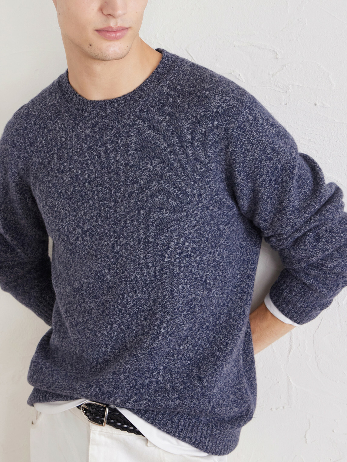 Hartford - Wool Sweater - Blue