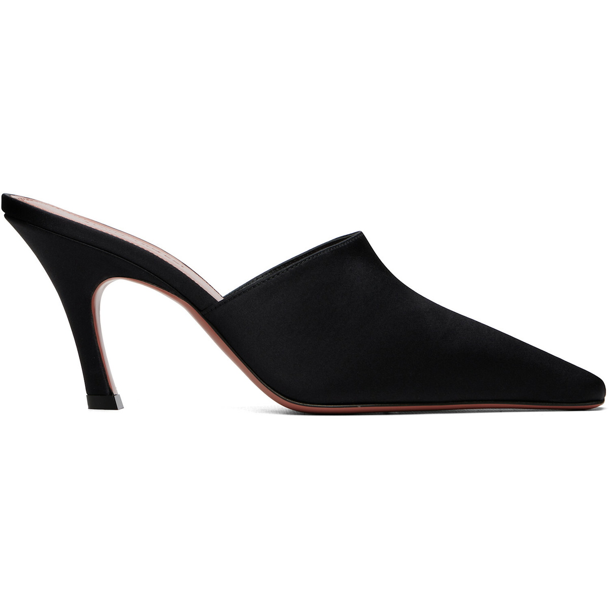 Amina Muaddi Black Jamie Mule Heels
