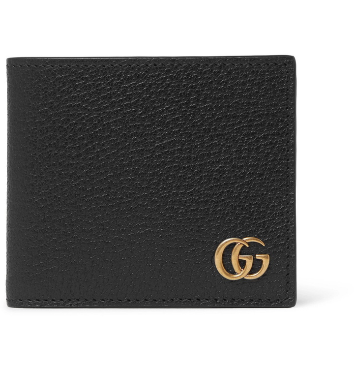 Photo: Gucci - GG Marmont Full-Grain Leather Billfold Wallet - Black