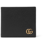 Gucci - GG Marmont Full-Grain Leather Billfold Wallet - Black