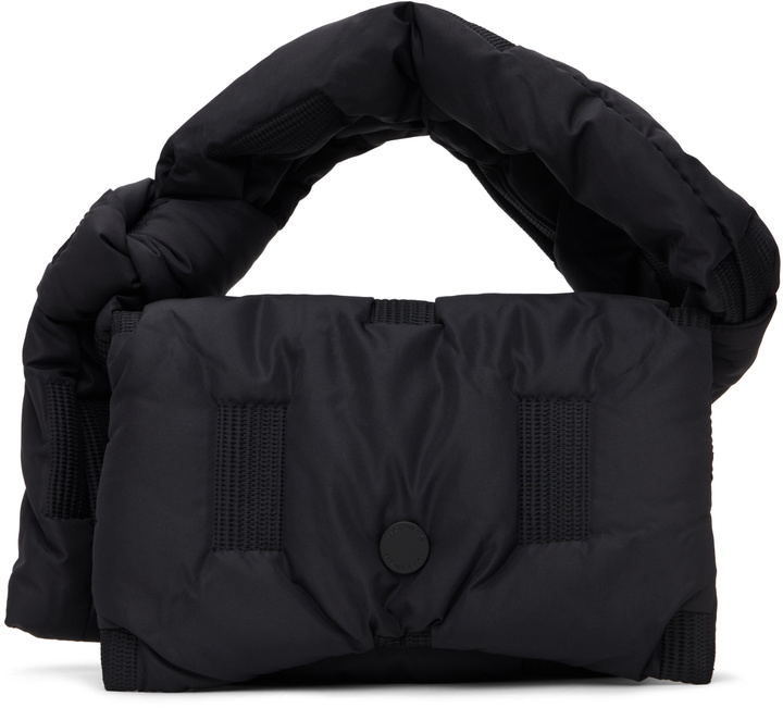 Photo: ISSEY MIYAKE Black Square Cushion Bag
