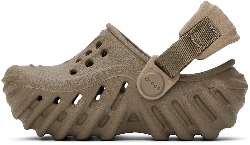 Crocs Baby Khaki Echo Clogs Crocs display picture 1
