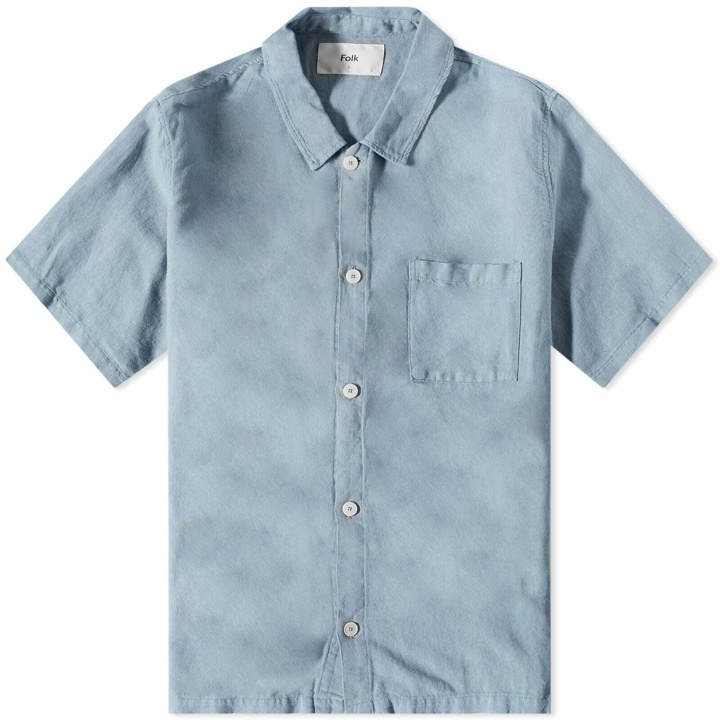 Photo: Folk Men's Seoul Shirt in Blue