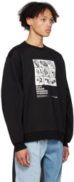 ADER error Black Topian Sweatshirt