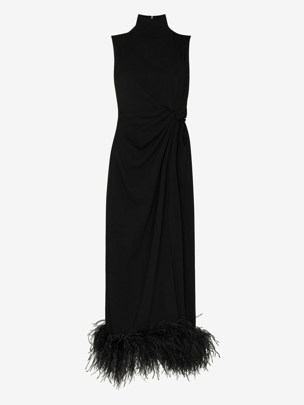 16Arlington Maika Feather Trim Dress