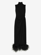 16Arlington Maika Feather Trim Dress