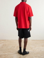 Human Made - Logo-Appliquéd Cotton-Piqué Polo Shirt - Red