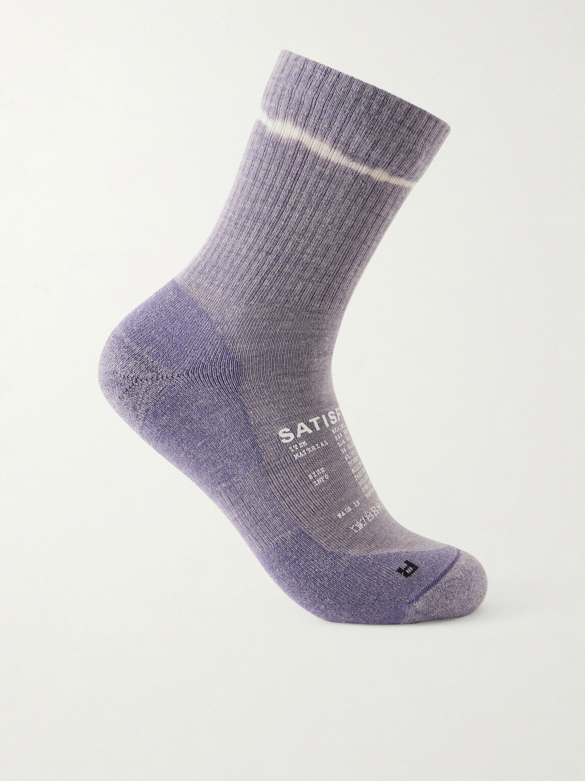 Satisfy - Stretch Merino Wool-Blend Socks - Purple