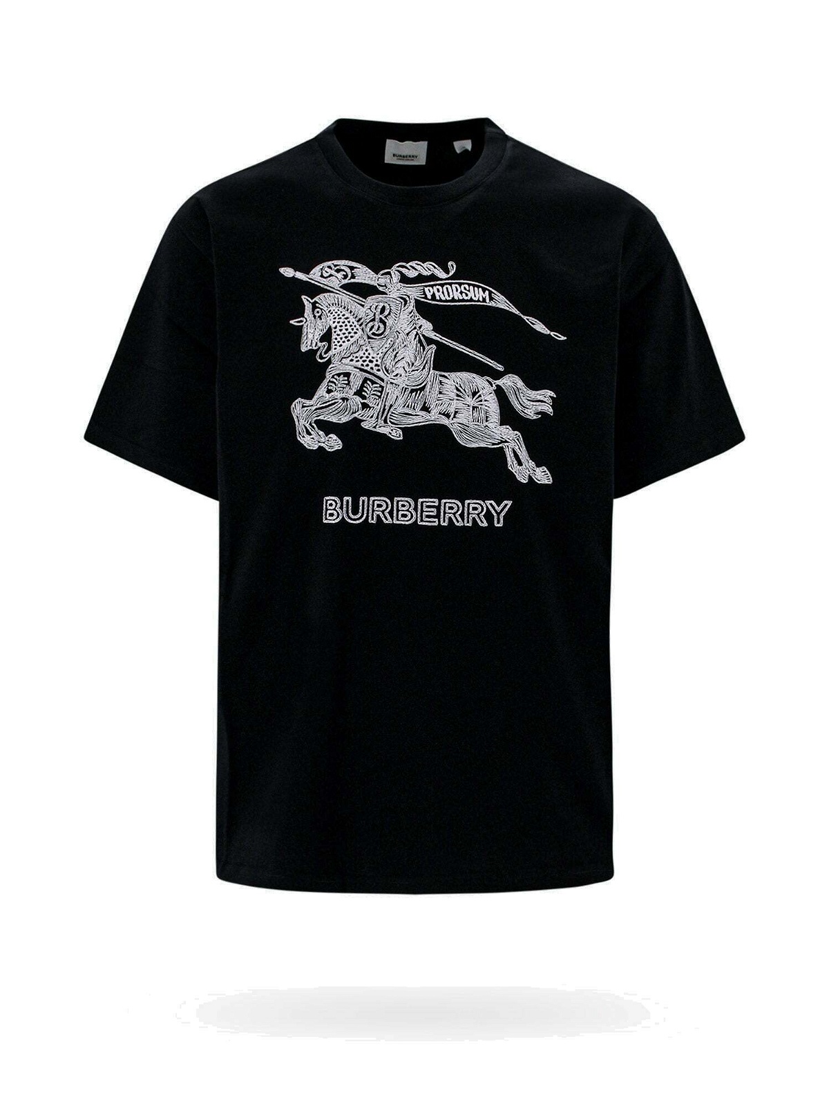 Burberry T Shirt Black Mens Burberry