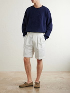 Polo Ralph Lauren - Wimbledon Logo-Embroidered Cotton Sweatshirt - Blue
