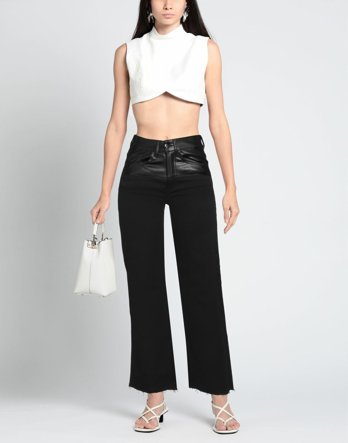 Jijil Womens Pants in Black