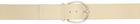 Maryam Nassir Zadeh Beige Vetiver Belt
