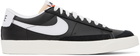 Nike Black & White Blazer Low '77 Vintage Sneakers