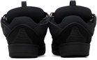 Lanvin SSENSE Exclusive Black Curb Sneakers