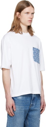 Dsquared2 White D2 Monogram Loose Fit T-shirt