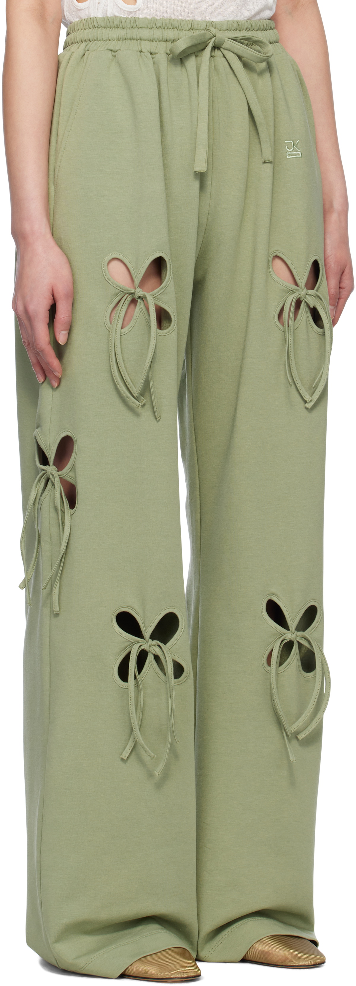 J.Kim Green Petal Lounge Pants