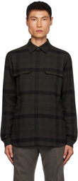 Rick Owens Gray Check Shirt