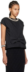 Junya Watanabe Black Bow Blouse