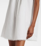 Dôen Daphne cotton poplin minidress