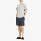 Folk Men's Linen Assembly Shorts in Soft Navy