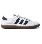 adidas Consortium - SPEZIAL Norfu Leather-Trimmed Canvas Sneakers - White