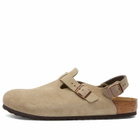 Birkenstock Tokio in Taupe Suede