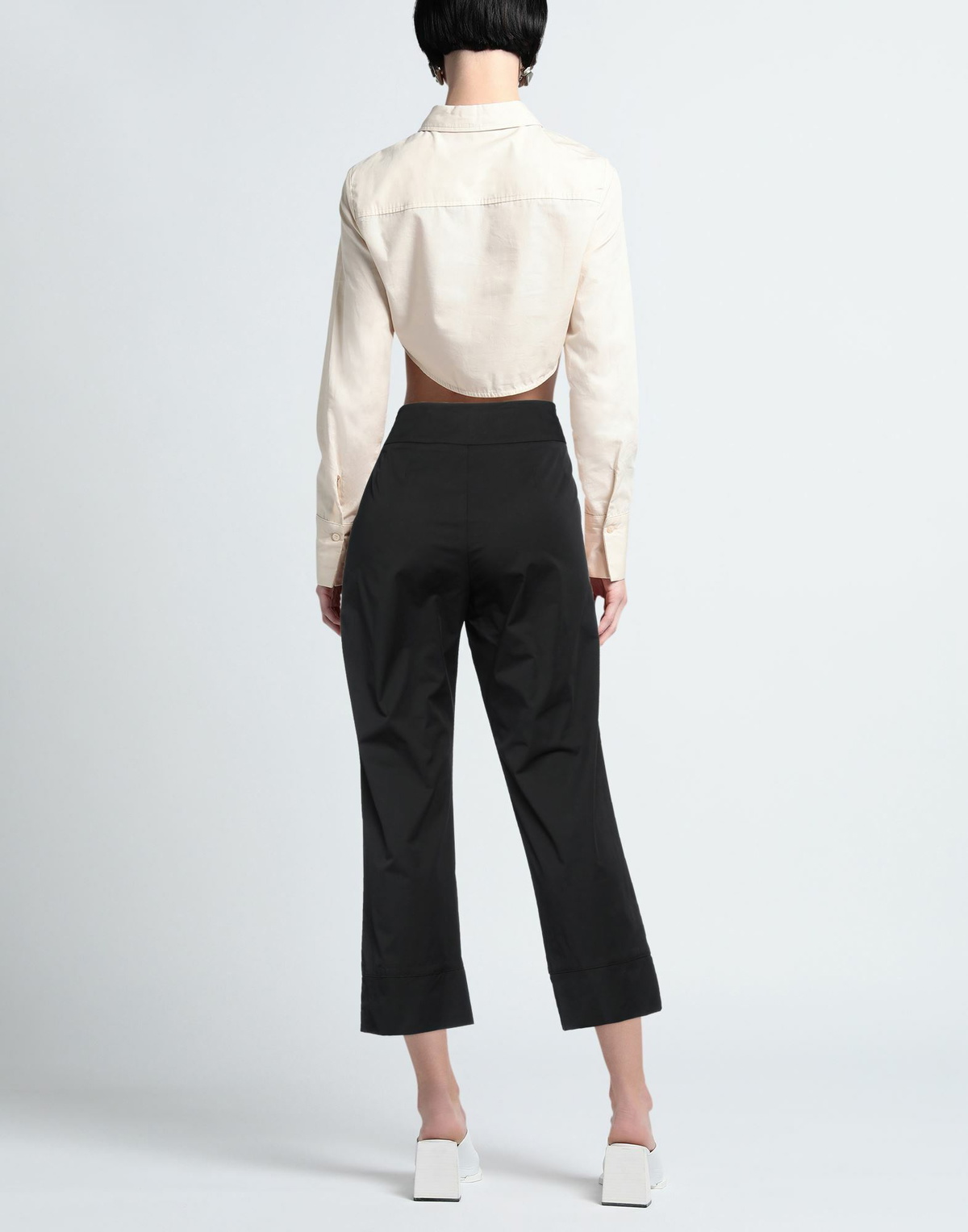 Alessia Santi Womens Pants in Black
