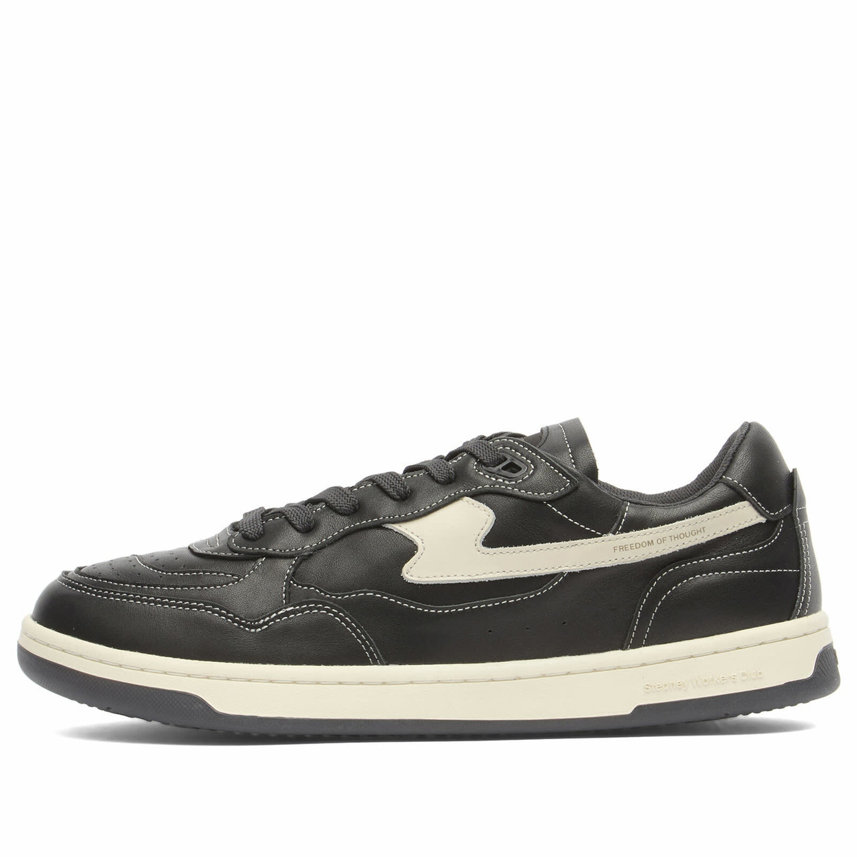 Stepney Workers Club Men's OMNI Pro-Cup S-Strike Leather in Black Cream