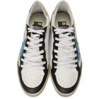 Golden Goose White and Black Ball Star Sneakers