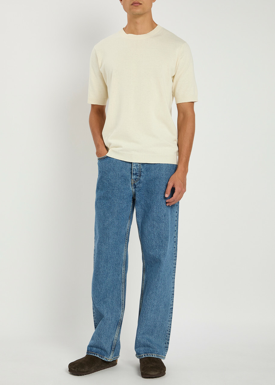 Tシャツ・カットソー Norse Projects Rhys Cotton Linen T-shirt Norse Projects Mens Rhys Cotton Linen T-Shirt In Clay
