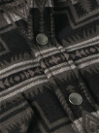 Pendleton - Faux Shearling-Lined Cotton-Jacquard Overshirt - Gray