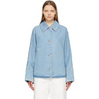 Loewe Blue Oversized Denim Jacket