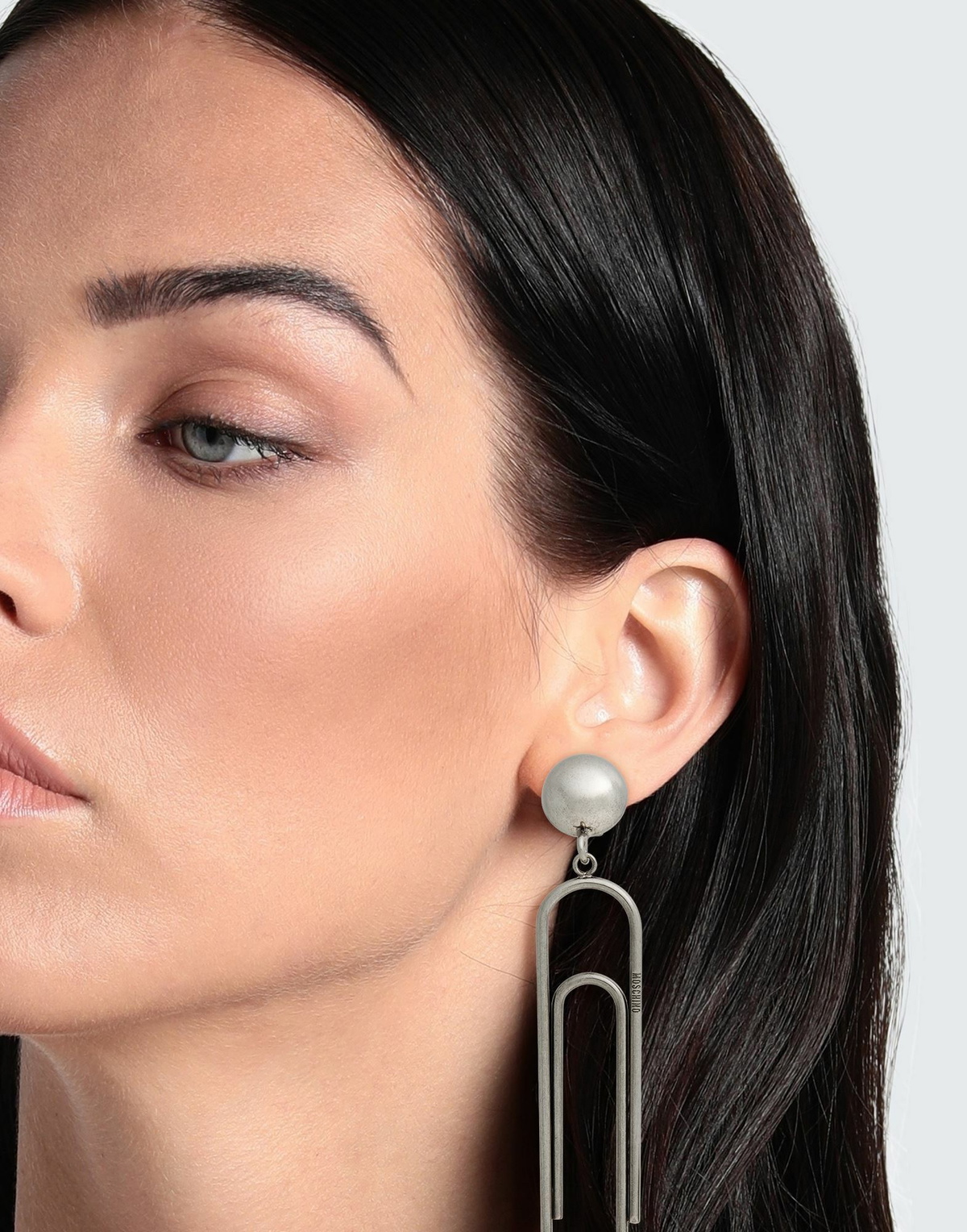 Moschino Womens Earrings in Silver