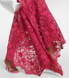Costarellos Kalissa guipure lace gown
