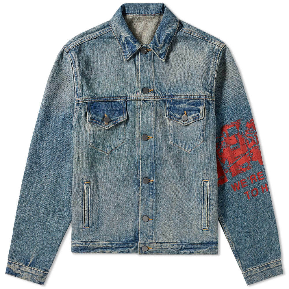 424 We're Here to Help Trucker Jacket 424